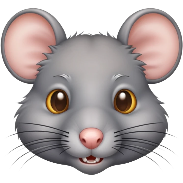 Gray rat emoji
