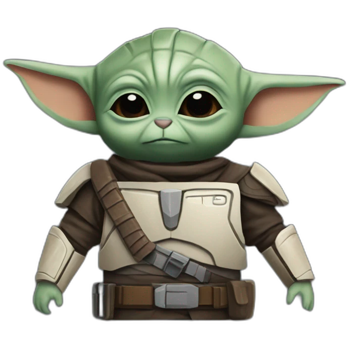 Mandalorian grogu emoji