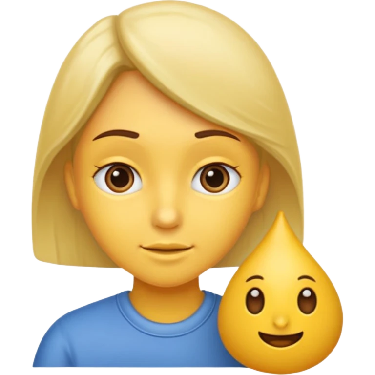 Создай эмодзи девочка просит списать работу в школе emoji