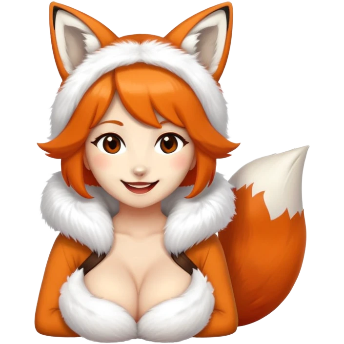 Boobs kitsune  emoji
