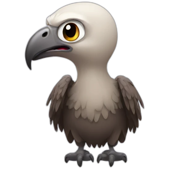 cute vulture emoji