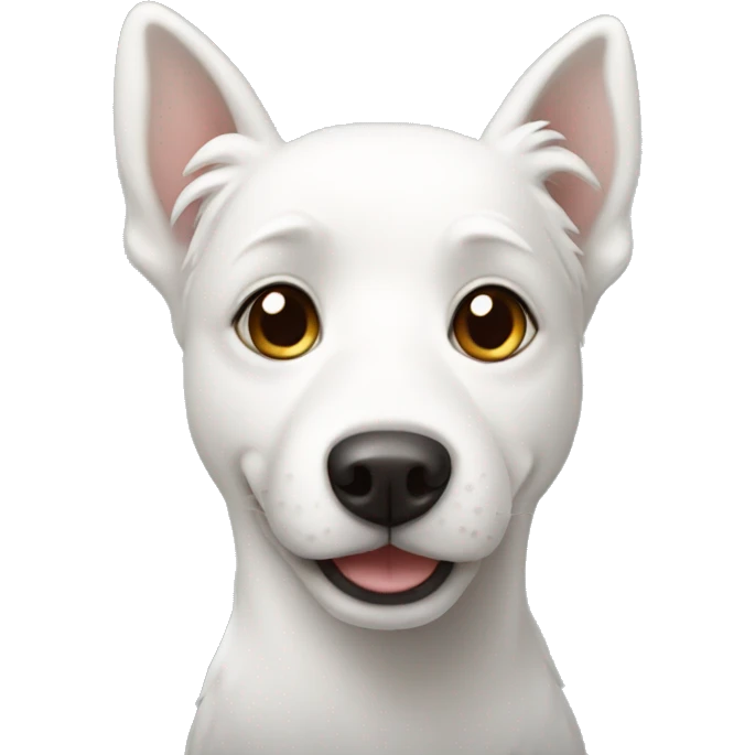 White dog  emoji