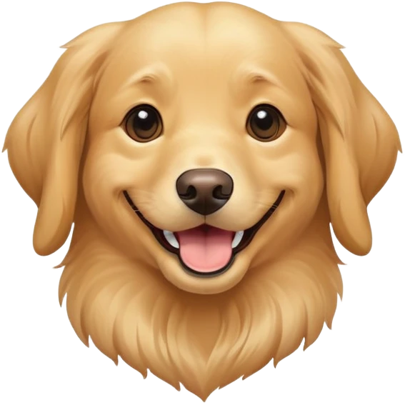 Dog with smile emoji