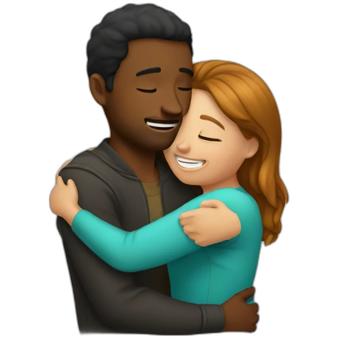Hug relationship emoji