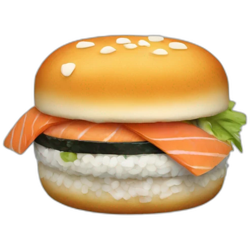 Sushi burger  emoji