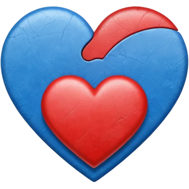 Heart using the colours of fontaines dcs album romance emoji