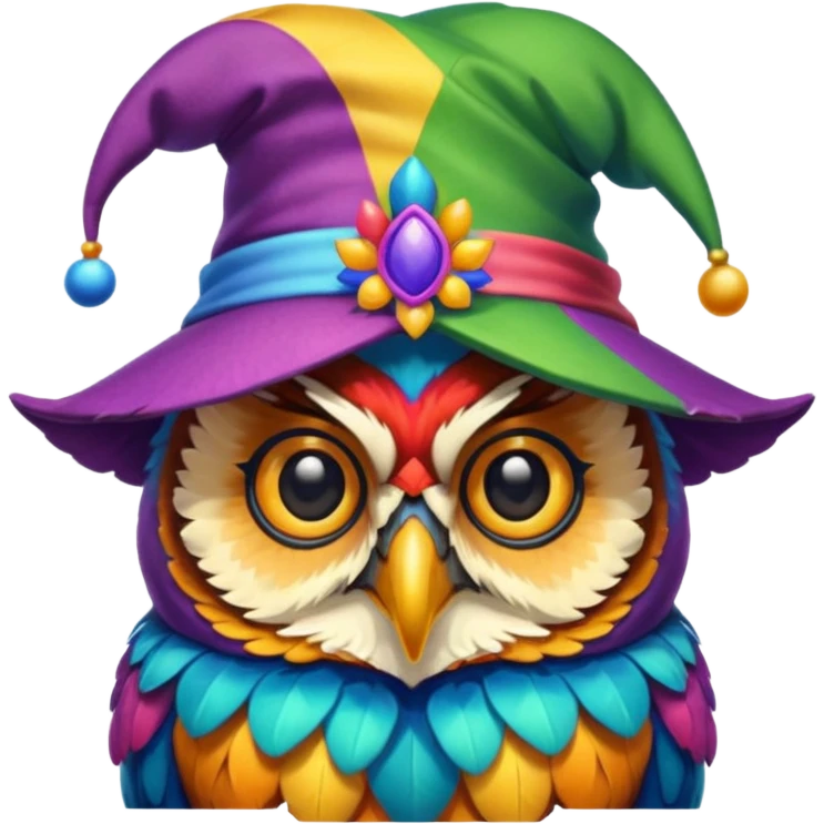 Jester Owl
 emoji