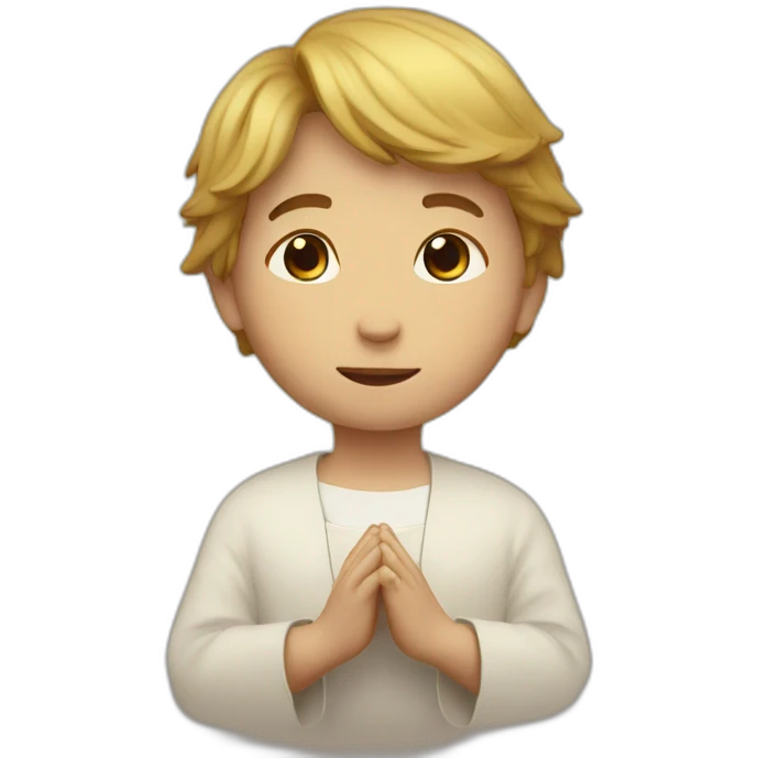 Prayer boy emoji