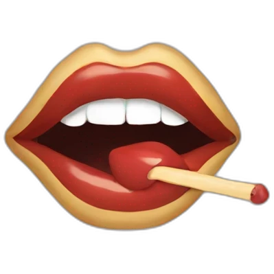 Tina turner lips emoji