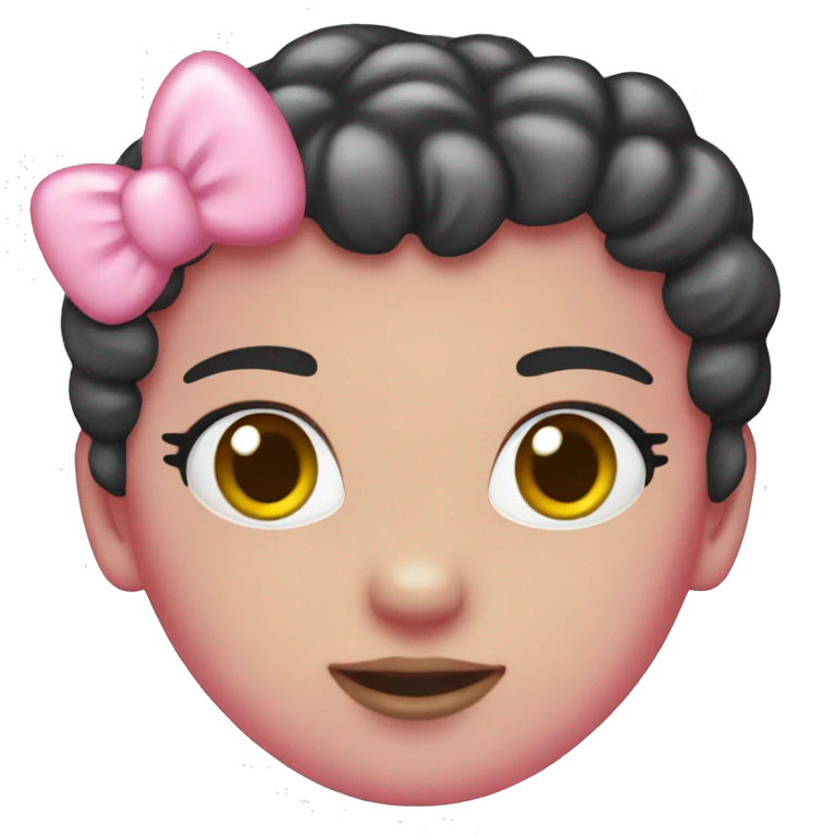 Hello kitty pink emoji