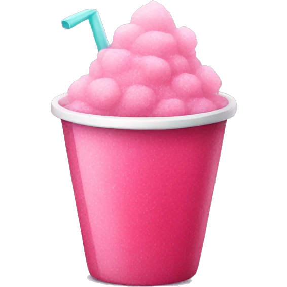 pink granita in a cup emoji