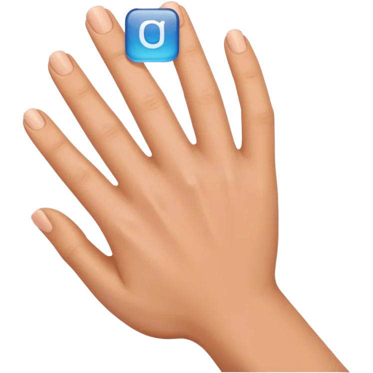 Hand wich is doing a square with the thumb, the index and the middle finger emoji
