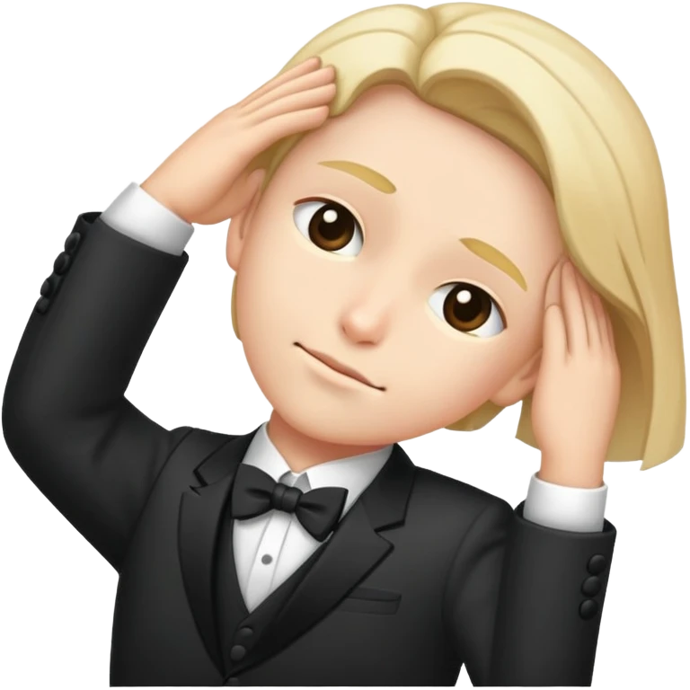Hading a bow to someone emoji