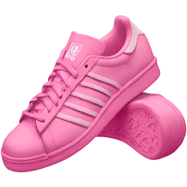 Pink adidas emoji