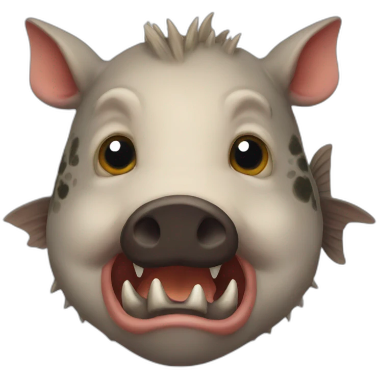 fish-boar emoji