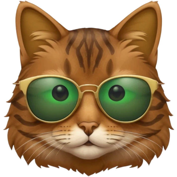 Cat wearing sunglasses emoji