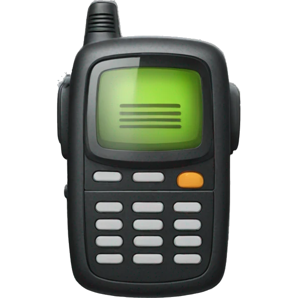 old school walkie talkie emoji