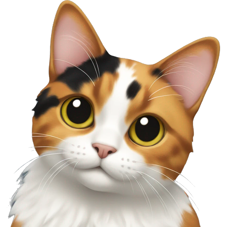 Calico cat emoji
