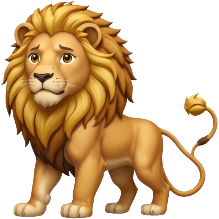 lion standing emoji