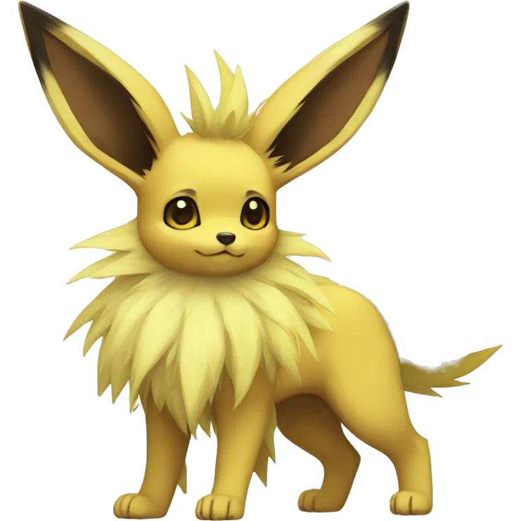Eevee-Jolteon full body emoji