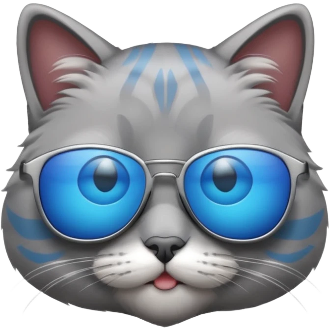 Cat wearing sunglasses emoji