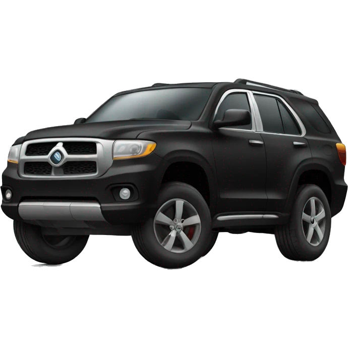 Black suv emoji