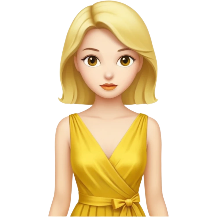 yellow dress emoji