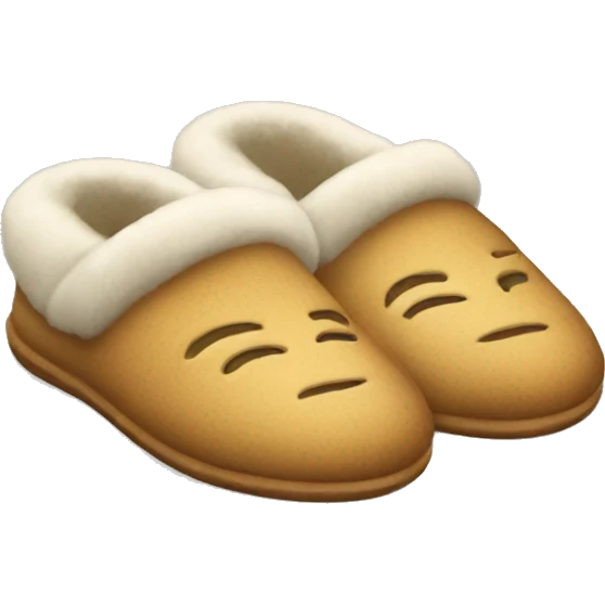 a pair of slipper emoji