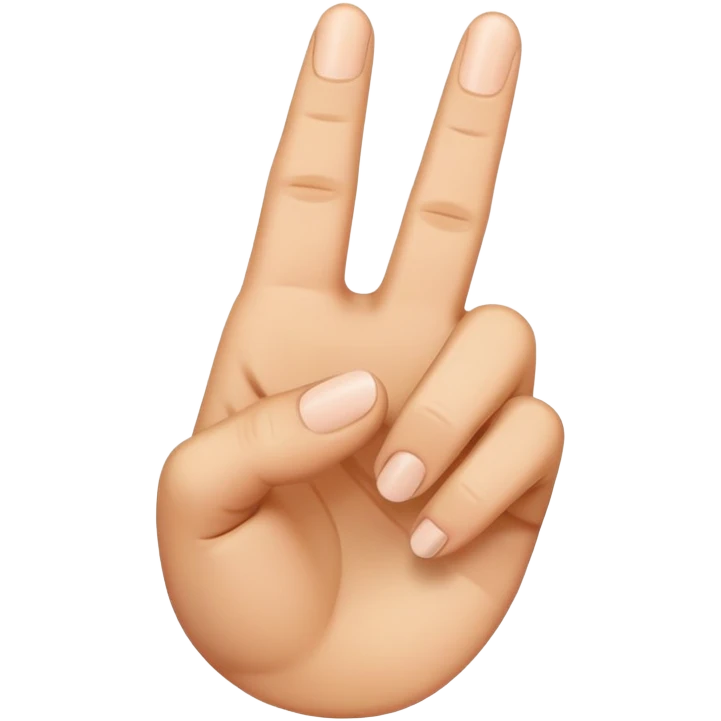 Middle finger emoji
