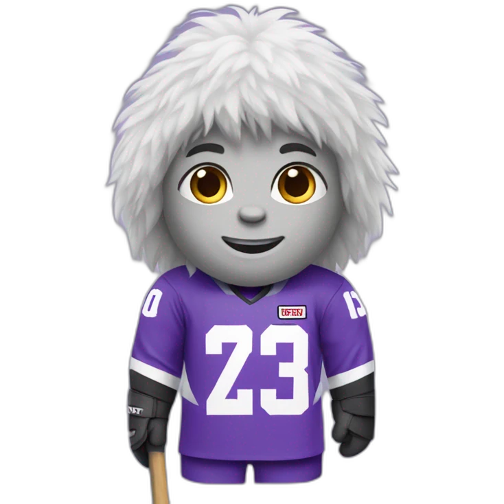 yeti hockey violet uniform emoji