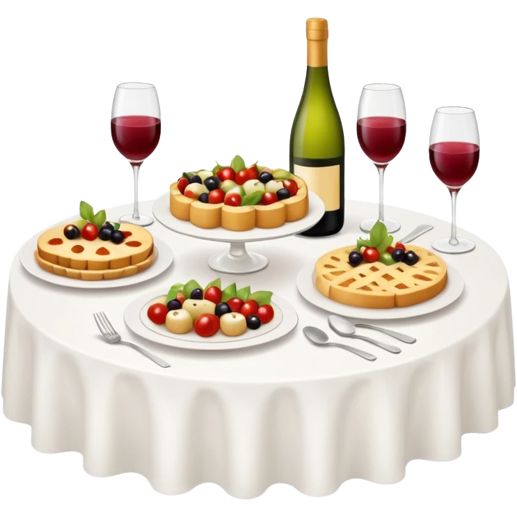 luxury catering, wine, food, sparkling, events, runner, italian sets emoji