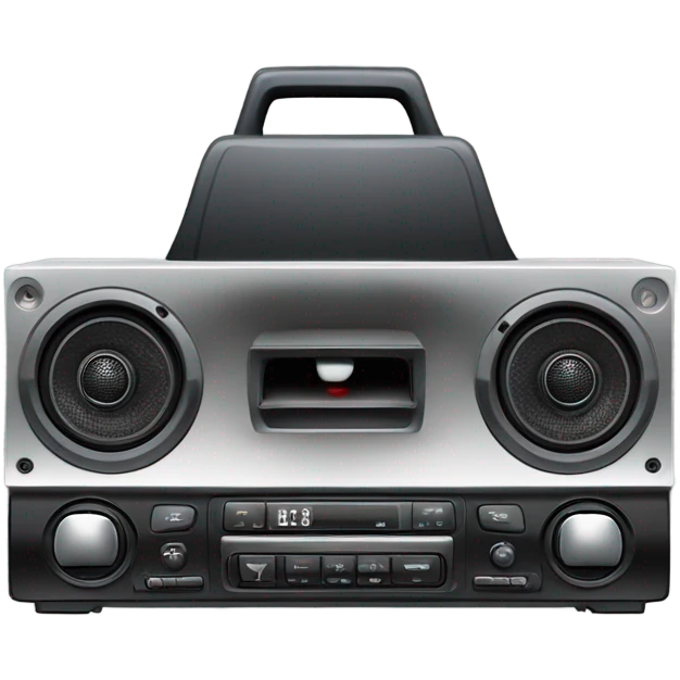 Car stereo 3 musketeer  emoji