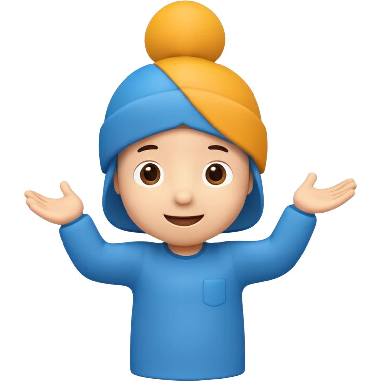 Dessin animé pocoyo emoji