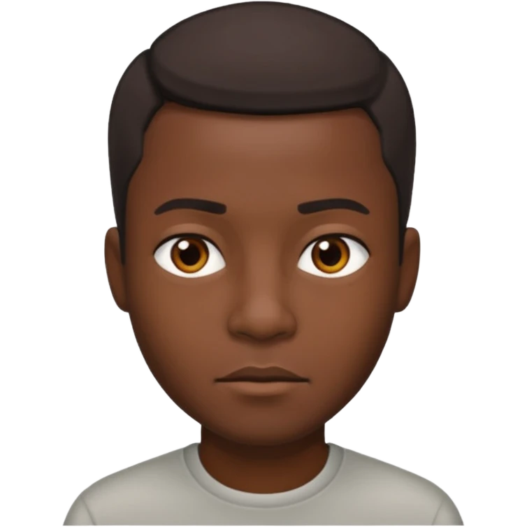 make him be like hes thinking and make him african so hes black  emoji