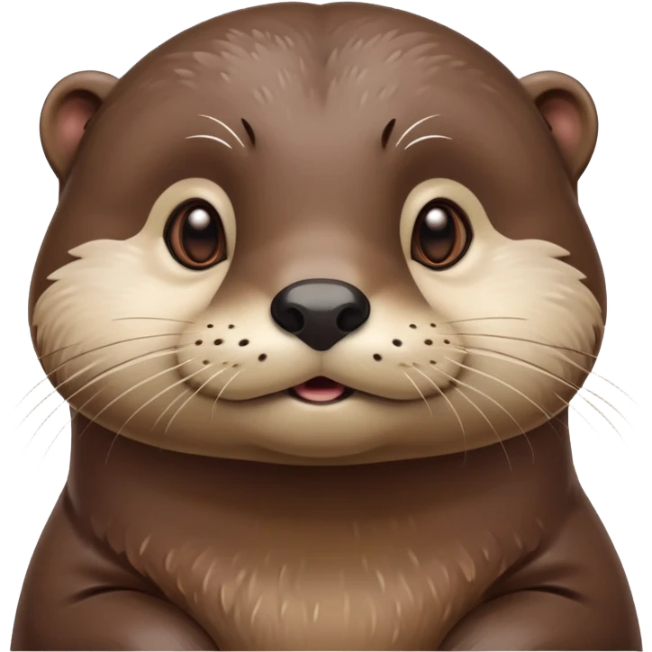 Otter shrugging I don’t know emoji