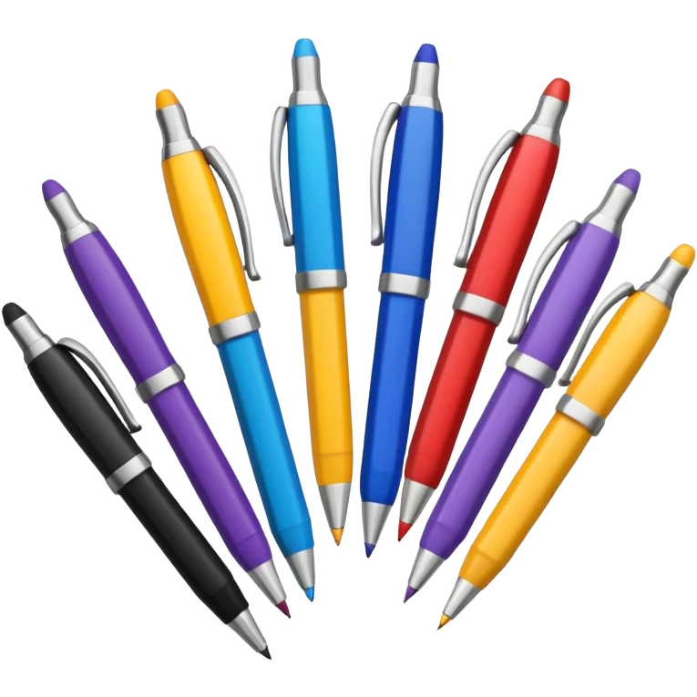 school equipment pens emoji
