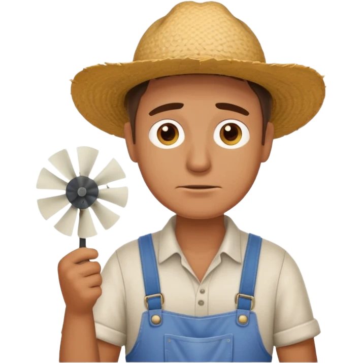  Ek Kisan garmi se bahut pareshan tha...
Pankha bhi kaam nahi kar raha tha...
"Kaash main hawa mein udta!" – Kisan ne kaha emoji