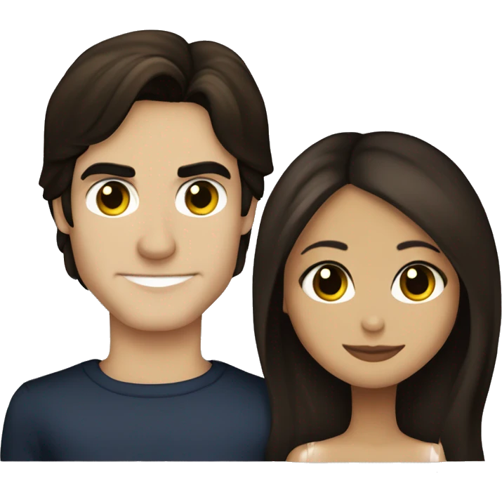 Elena Gilbert and damon Salvatore  emoji