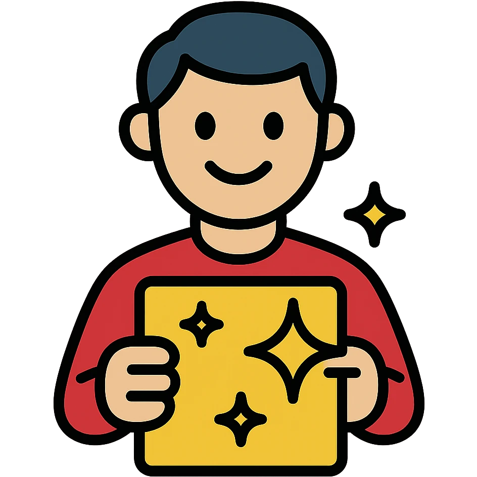 Add sparkles to the gold tablet, color outline style, with no background. emoji