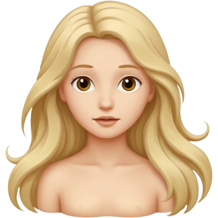 Horny naked girl emoji