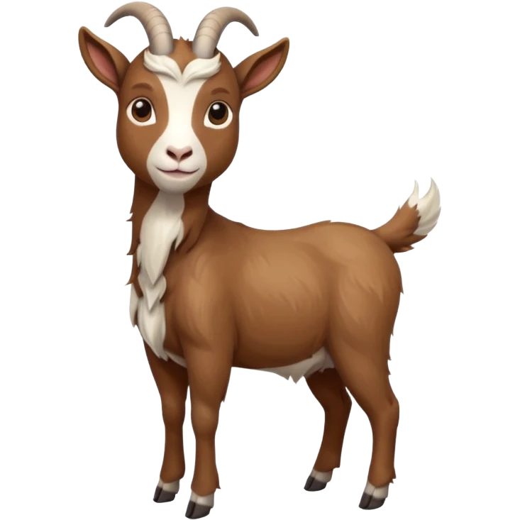 adult Goat, full body emoji