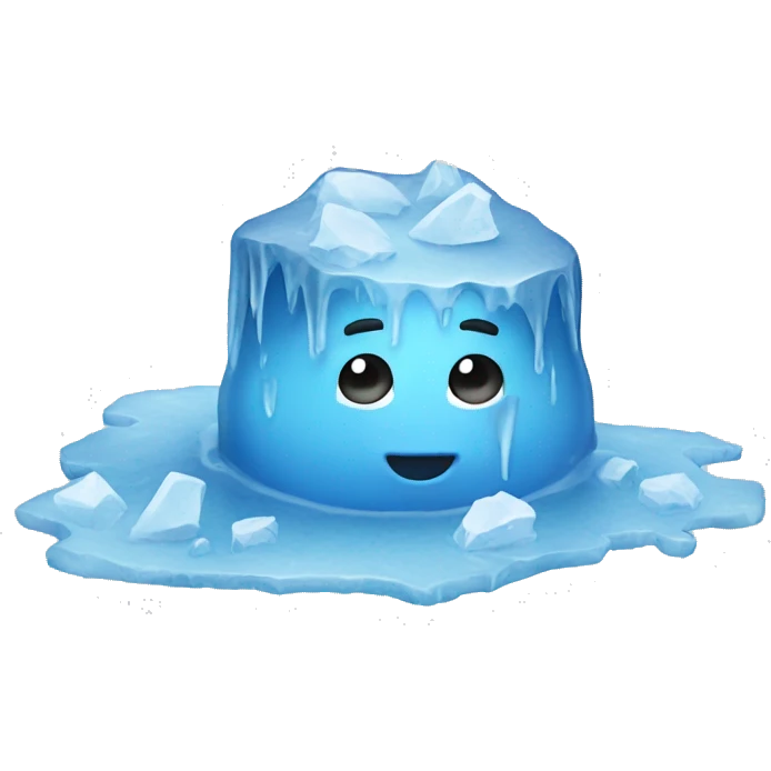ice melts emoji