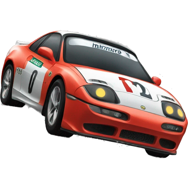 sports cars at the start emoji