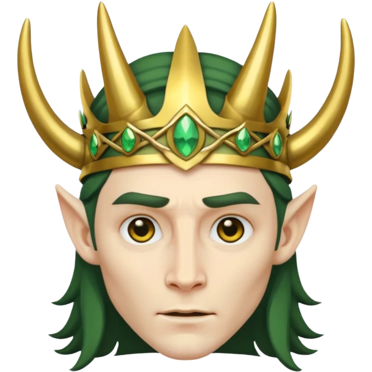 Loki with his horn crown emoji