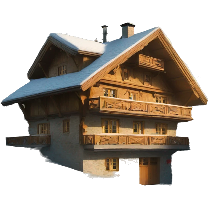 Swiss chalet alpin emoji