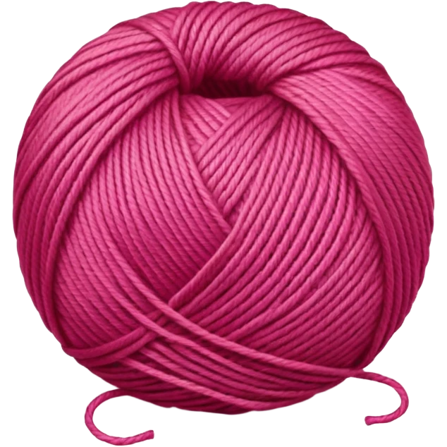 ball of knitting thread pink emoji