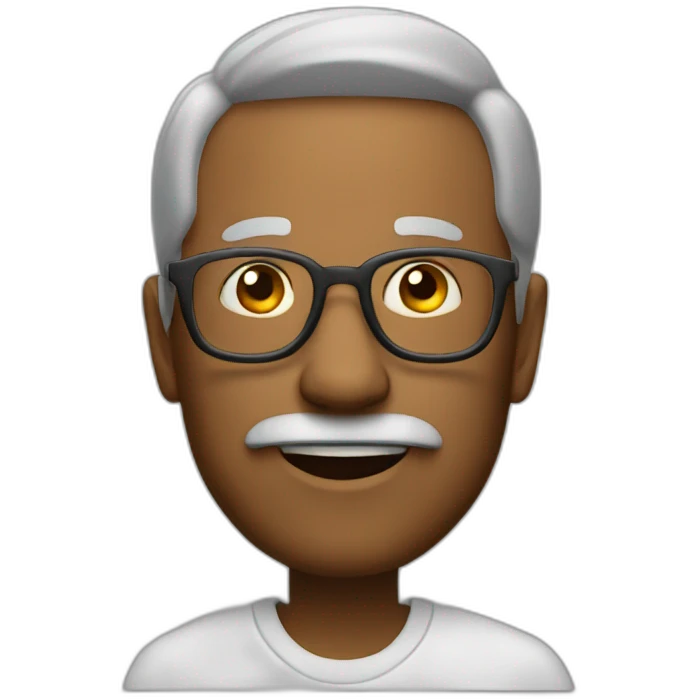 Crazy mathematician emoji