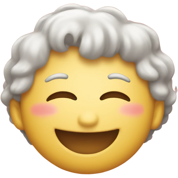 Emoji smiling while blushing  emoji