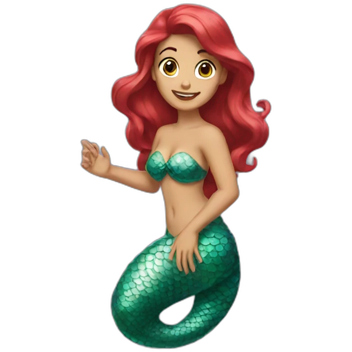 Ariel-mermaid emoji