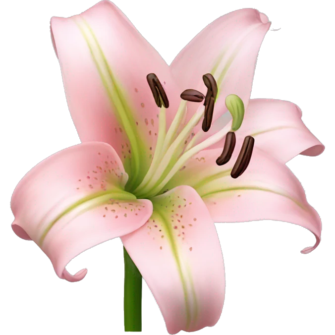 light pink lilium emoji